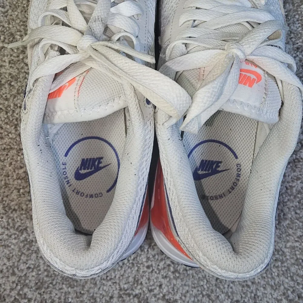 Nike Air‎ Max SC Women's 8 White Purple Orange Low Top Sneakers DM9538-101
